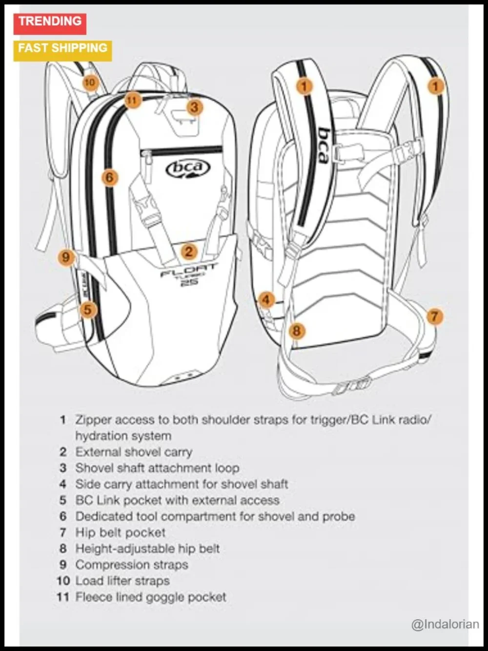 N/A airbag backpack